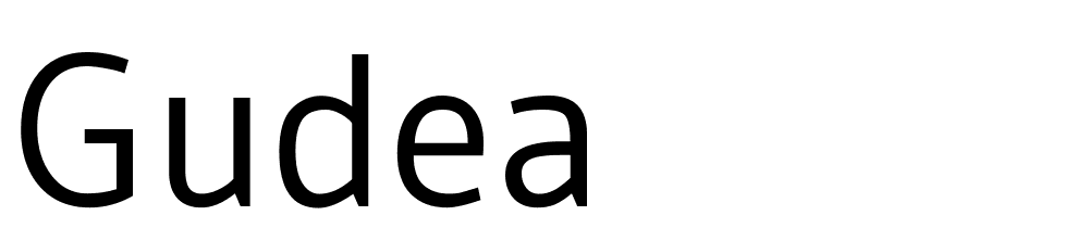 Gudea font family download free