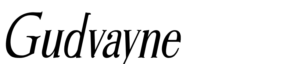 gudvayne font family download free