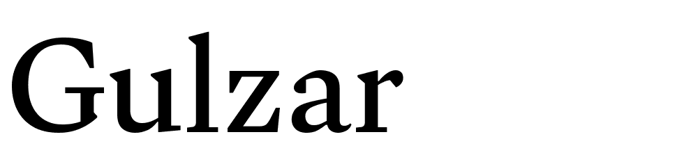 gulzar font family download free