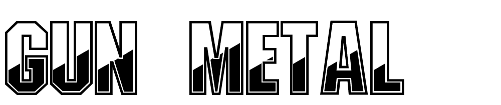 gun_metal font family download free