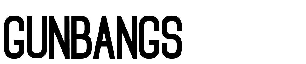 gunbangs font family download free