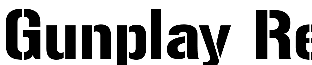 Gunplay-Regular font family download free