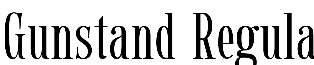 Gunstand-Regular font family download free