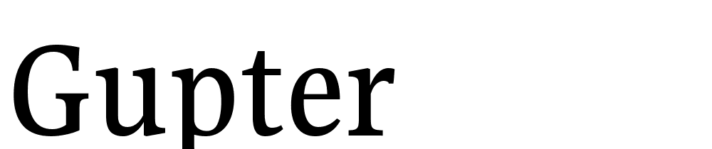 gupter font family download free