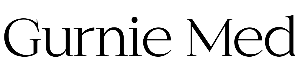 Gurnie-Medium font family download free