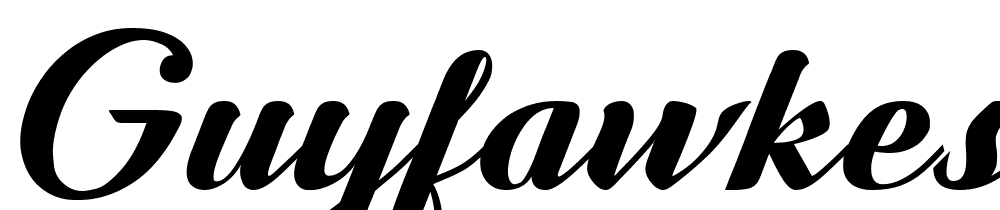 Guyfawkes font family download free