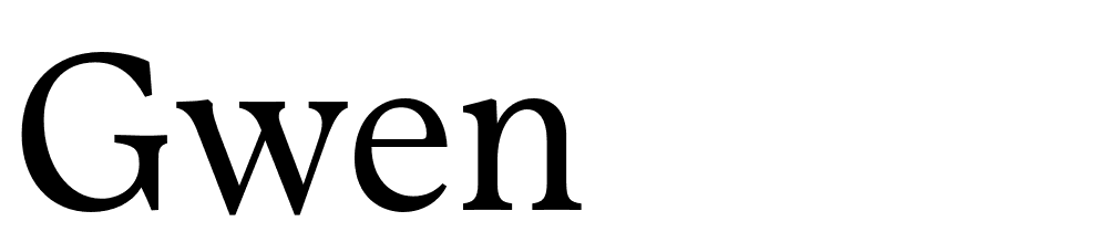 Gwen font family download free