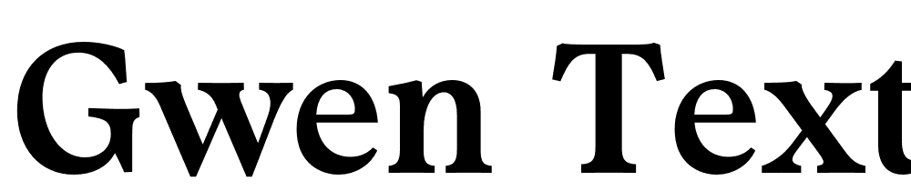 Gwen-Text-Trial-Bold font family download free