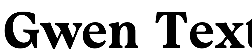 Gwen-Text-Trial-ExtraBold font family download free