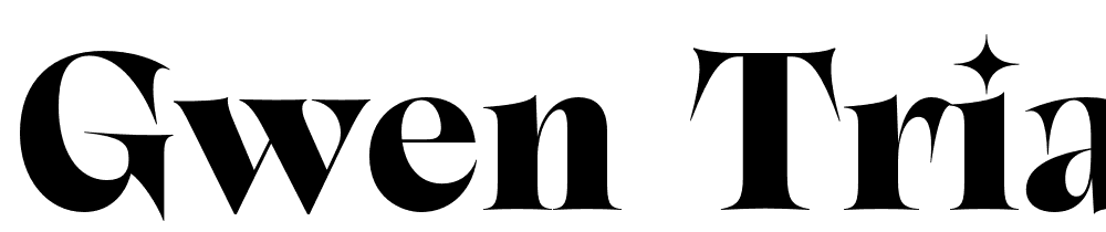 Gwen-Trial-Black font family download free