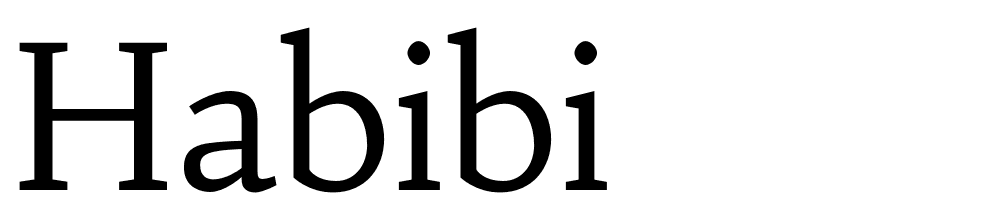 Habibi font family download free