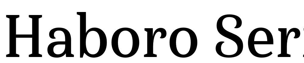 Haboro-Serif-Cond-Demi font family download free