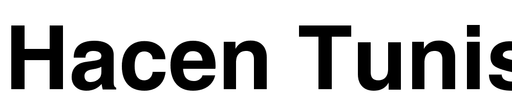 Hacen-Tunisia-Bd font family download free