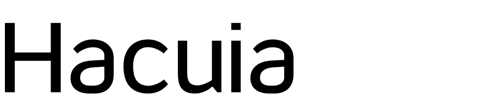 hacuia font family download free