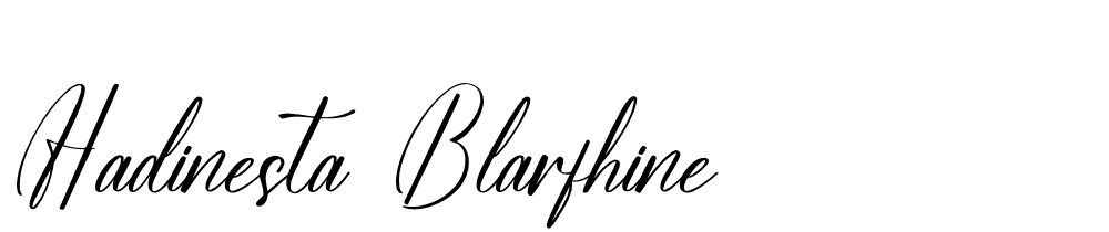 Hadinesta-Blarfhine font family download free