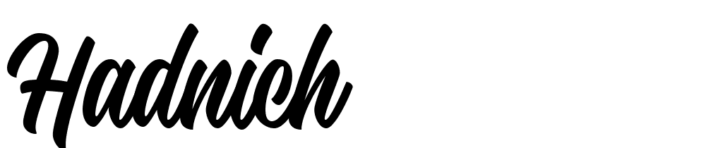 Hadnich font family download free