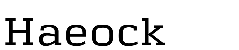 Haeock font family download free