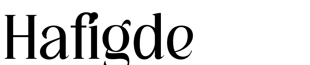 hafigde font family download free