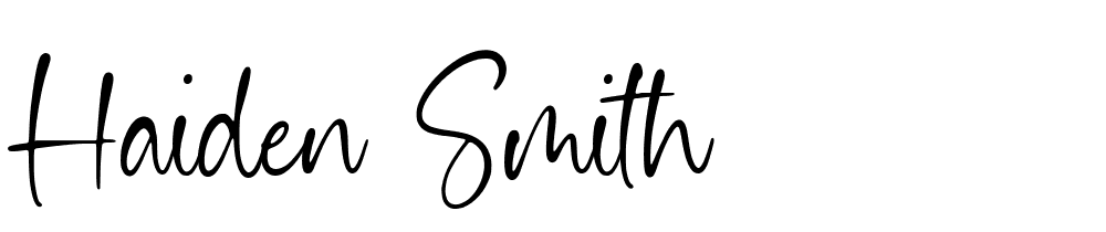 haiden-smith font family download free