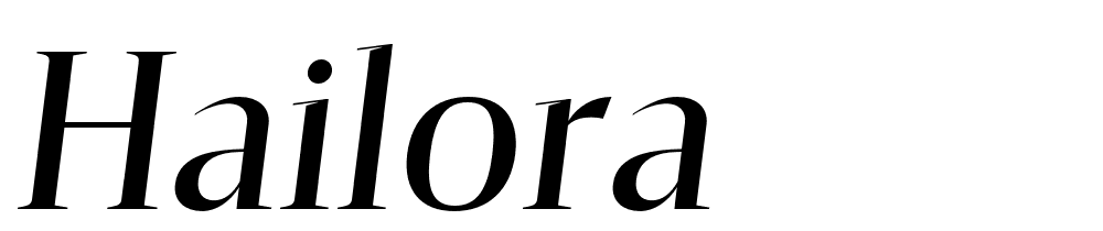 Hailora font family download free