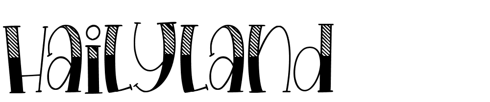 hailyland font family download free