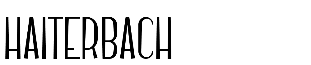 haiterbach font family download free