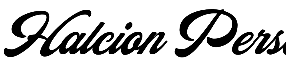 HALCION PERSONAL USE font family download free