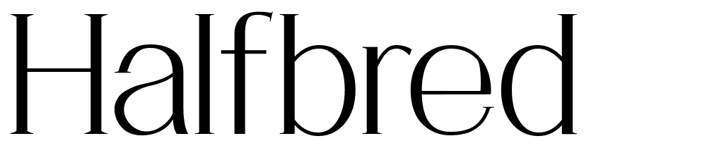 HalfbreD font family download free