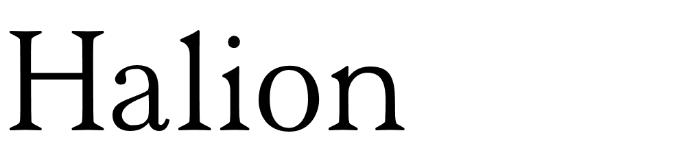 halion font family download free