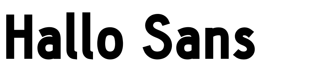 hallo-sans font family download free