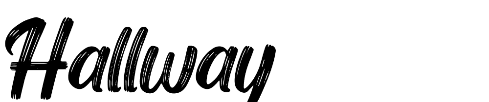 Hallway font family download free