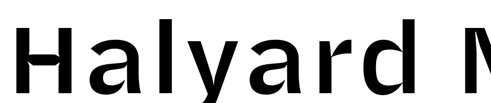 Halyard-Micro-Medium font family download free