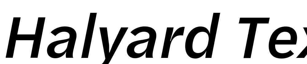 Halyard-Text-Italic font family download free