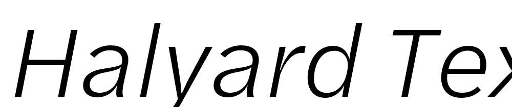 Halyard-Text-Light-Italic font family download free