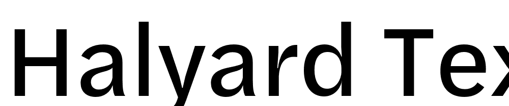 Halyard-Text-Regular font family download free