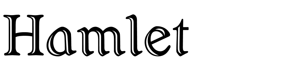 Hamlet font family download free