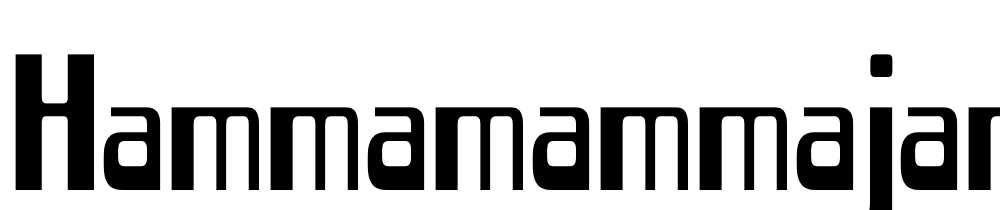 HammaMammaJamma-Regular font family download free