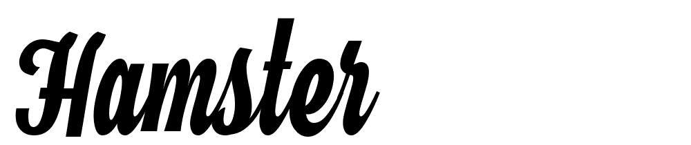 Hamster font family download free