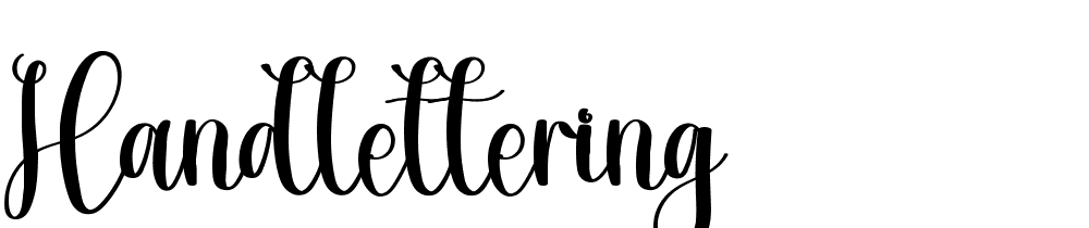 Handlettering font family download free