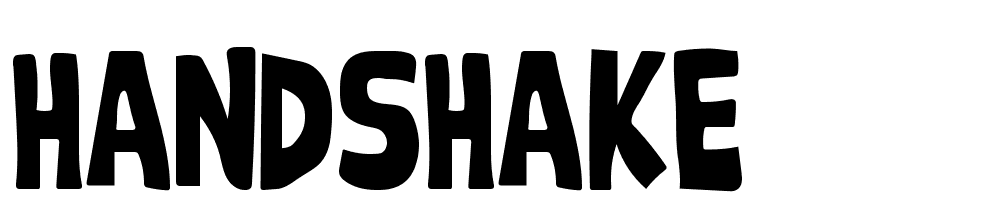 Handshake font family download free