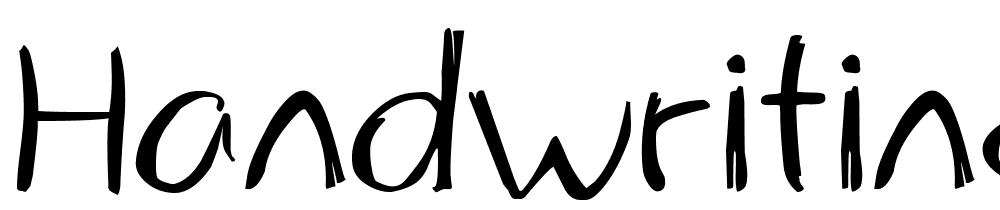 Handwriting font family download free