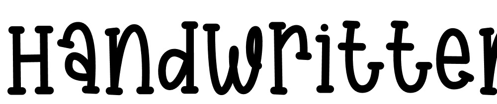 handwritten_5 font family download free