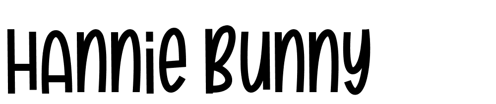 hannie_bunny font family download free