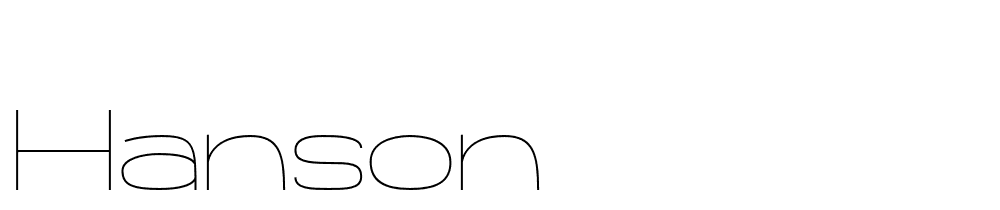 hanson font family download free