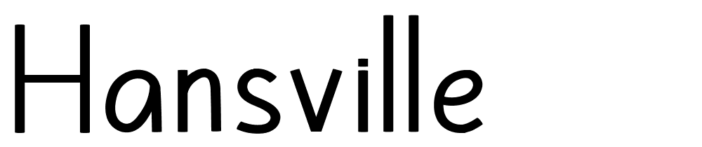 Hansville font family download free