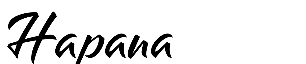 Hapana font family download free