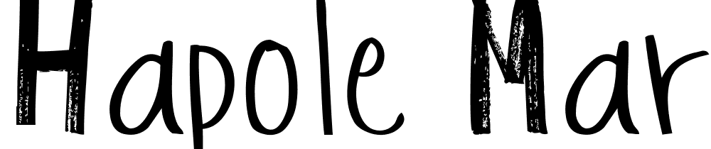 hapole-markerpen font family download free