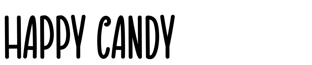 happy_candy font family download free