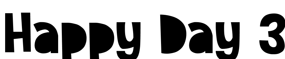 happy_day_3 font family download free