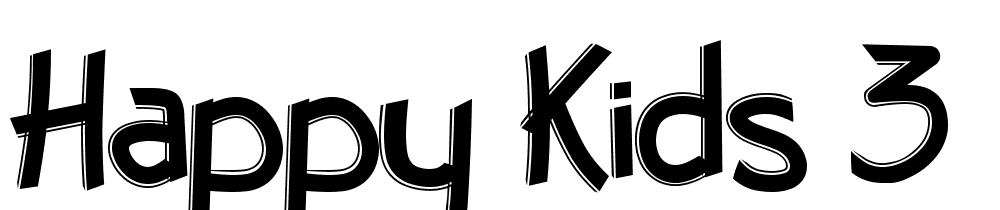 happy_kids_3 font family download free